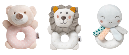 Babyskallra plyschleksak